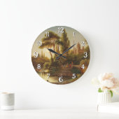 Der Orient im Abend Licht - Albert Rieger Große Wanduhr (Zuhause)