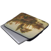 Der Orient im Abend Licht - Albert Rieger Laptopschutzhülle (Vorne Knopf)