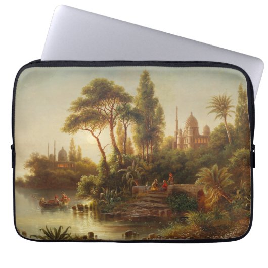 Der Orient im Abend Licht - Albert Rieger Laptopschutzhülle (Vorderseite)