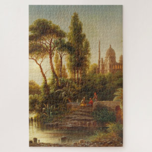 Der Orient im Abend Licht - Albert Rieger Puzzle