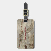 Der Orientexpress Gepäckanhänger (Vorderseite vertikal)