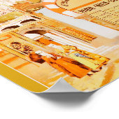 Der Orientexpress von Paris Poster (Ecke)