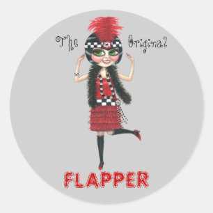 Der Original Flapper Roaring '20er Sticker Niedlic
