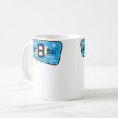 Der Original Magic 8 Ball Wahrsager Kaffeetasse (Vorderseite Links)