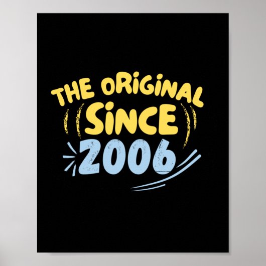 Der Original seit 2006 Aufkleber Poster (Vorne)