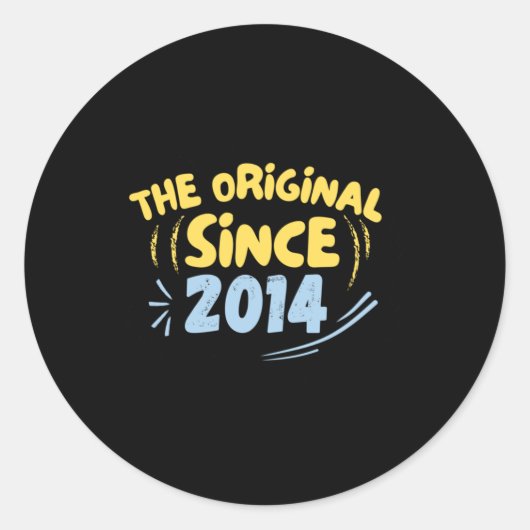 Der Original seit 2014 Sticker (Vorderseite)