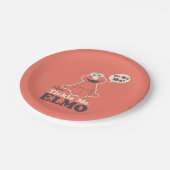 Der Original Tickle Me Elmo Pappteller (Schrägansicht)