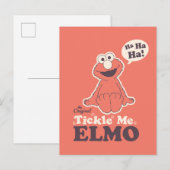 Der Original Tickle Me Elmo Postkarte (Vorne/Hinten)
