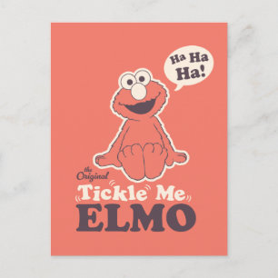 Der Original Tickle Me Elmo Postkarte