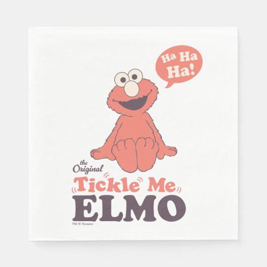 Der Original Tickle Me Elmo Serviette (Vorderseite)