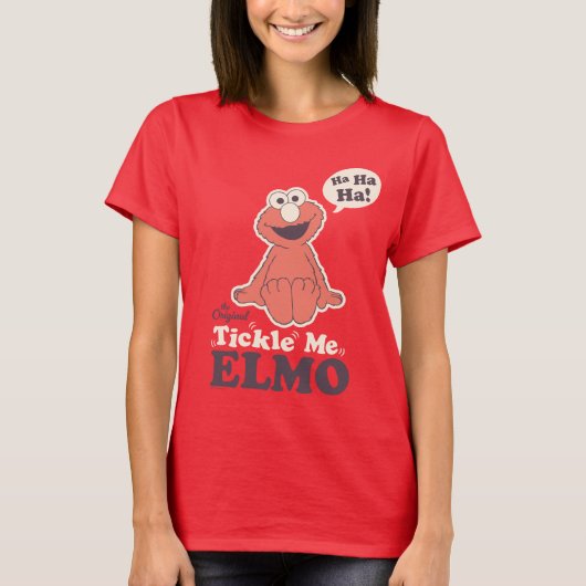 Der Original Tickle Me Elmo T-Shirt (Vorderseite)