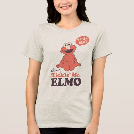 Der Original Tickle Me Elmo Tri-Blend Shirt (Vorderseite)