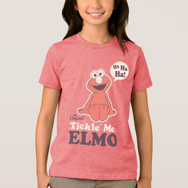 Der Original Tickle Me Elmo Tri-Blend Shirt (Vorderseite)