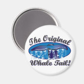 Der Original-Wal-Schwanz Magnet (Vorderseite/Rückseite)