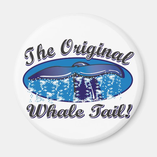 Der Original-Wal-Schwanz Magnet (Vorne)