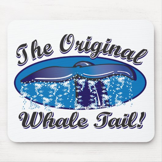 Der Original-Wal-Schwanz Mousepad (Vorne)