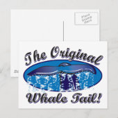 Der Original-Wal-Schwanz Postkarte (Vorne/Hinten)