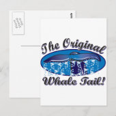 Der Original-Wal-Schwanz Postkarte (Vorne/Hinten)