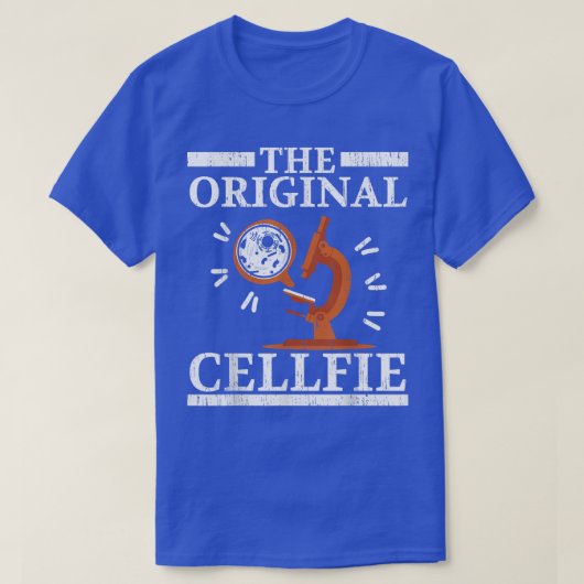Der originale Cellfie Biologe Lehrer für Naturwiss T-Shirt (Design vorne)