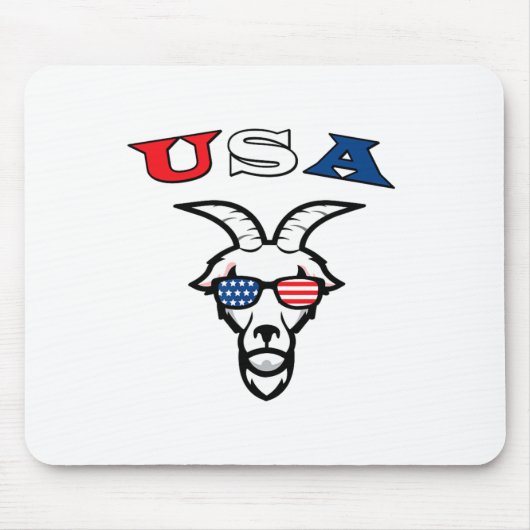 Der Originale Usa Die Ziege Mousepad (Vorne)
