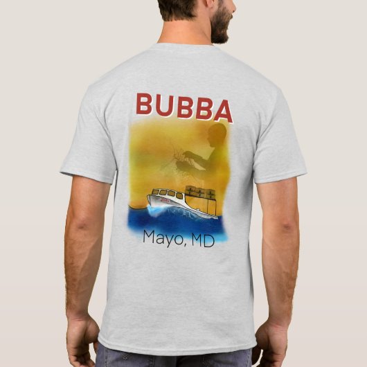 Der originelle Bubba-T - Shirt (Rückseite)