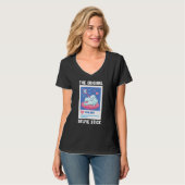 Der originelle Selfie Stick Funny Dentist Tooth De T-Shirt (Vorderseite Vollansicht)