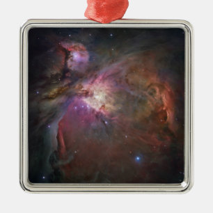 Der Orion-Nebel 2 Silbernes Ornament