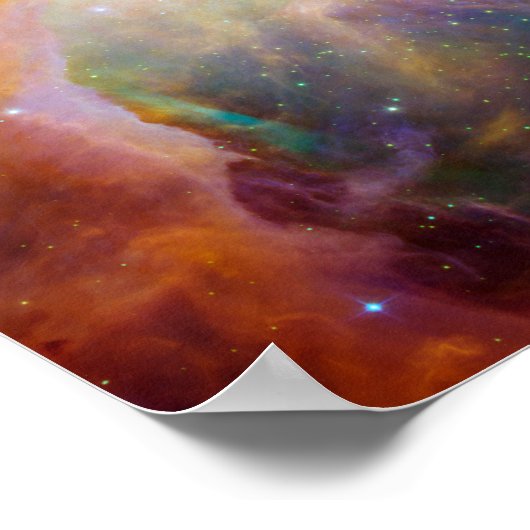 Der Orion-Nebel 3 Poster (Ecke)