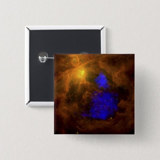 Der Orion-Nebel im Infrarot Button (Vorne & Hinten)