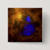 Der Orion-Nebel im Infrarot Button (Vorderseite)