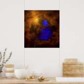 Der Orion-Nebel im Infrarot Poster (Küche)