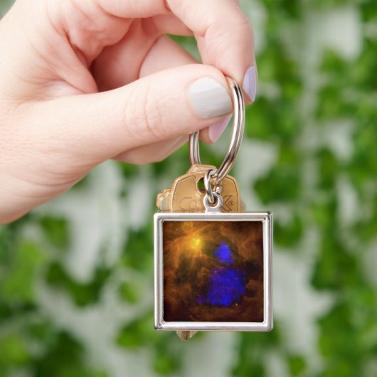 Der Orion-Nebel im Infrarot Schlüsselanhänger (Hand)