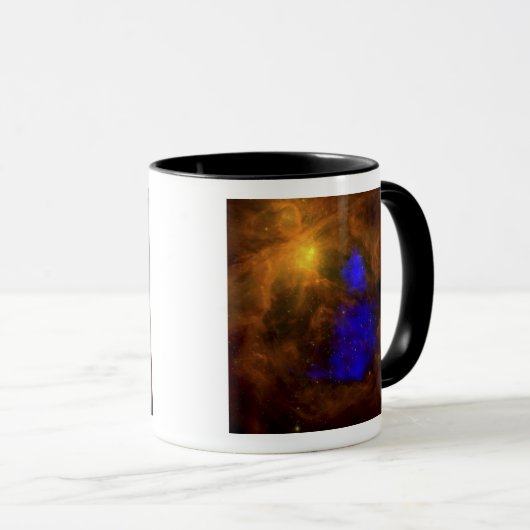 Der Orion-Nebel im Infrarot Tasse (VorderseiteRechts)