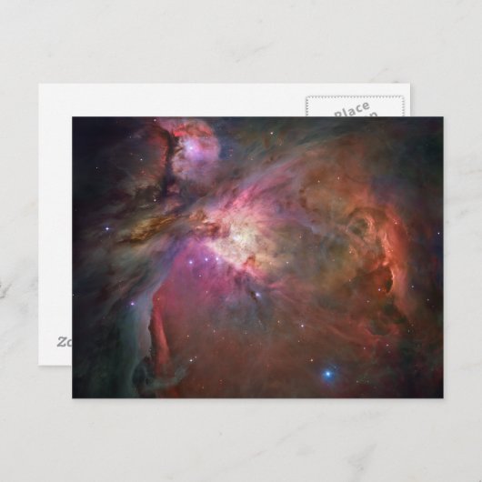 Der Orion-Nebel Postkarte (Vorne/Hinten)