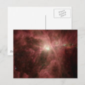 Der Orion-Nebel Postkarte (Vorne/Hinten)