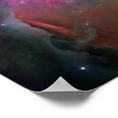 Der Orionnebel - Rosa Poster (Ecke)