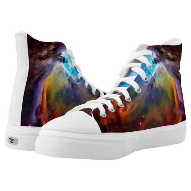 Der Orions-Nebelfleck Hoch-geschnittene Sneaker (Paar)