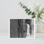 "Der Ort, an dem das Herz geschützt ist" Postkarte (Stehend Vorderseite)