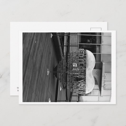 "Der Ort, an dem das Herz geschützt ist" Postkarte (Vorne/Hinten)