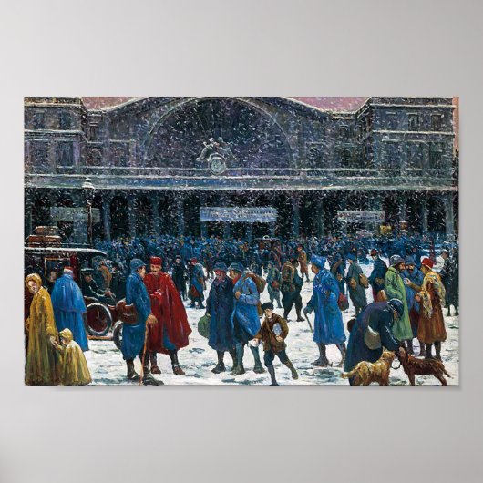 Der Ostbahnhof Der berühmte Visuelle Kunstkomplex Poster (Vorne)
