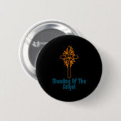 Der Ostergottesdienst-Montag-Engel Button (Vorne & Hinten)