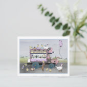 Der Ostersonnenaufgang Postkarte (Stehend Vorderseite)