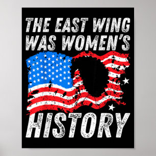 Der Ostflügel war ein lustiger Frauen-Zitat  Poster