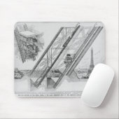 Der Otis-Aufzug im Eiffelturm Mousepad (Mit Mouse)