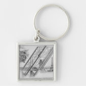 Der Otis-Aufzug im Eiffelturm Schlüsselanhänger (Vorne)