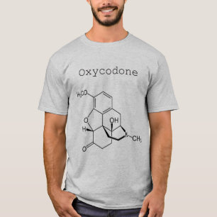 Der Oxycodone der Männer Molekül-Shirt T-Shirt