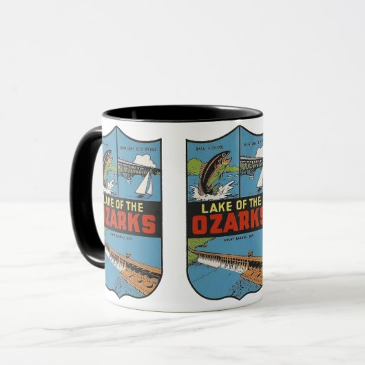 Der Ozarksee Tasse (Vorderseite Links)