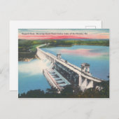 Der Ozarksee Vintag Bagnell Stausee Postkarte (Vorne/Hinten)