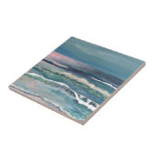 Der Ozean des Krickets - Strand-Meerblick Fliese (Seite)