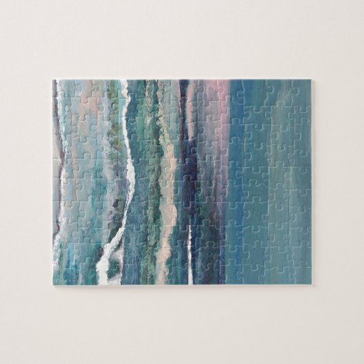 Der Ozean des Krickets - Strand-Meerblick Puzzle (Horizontal)